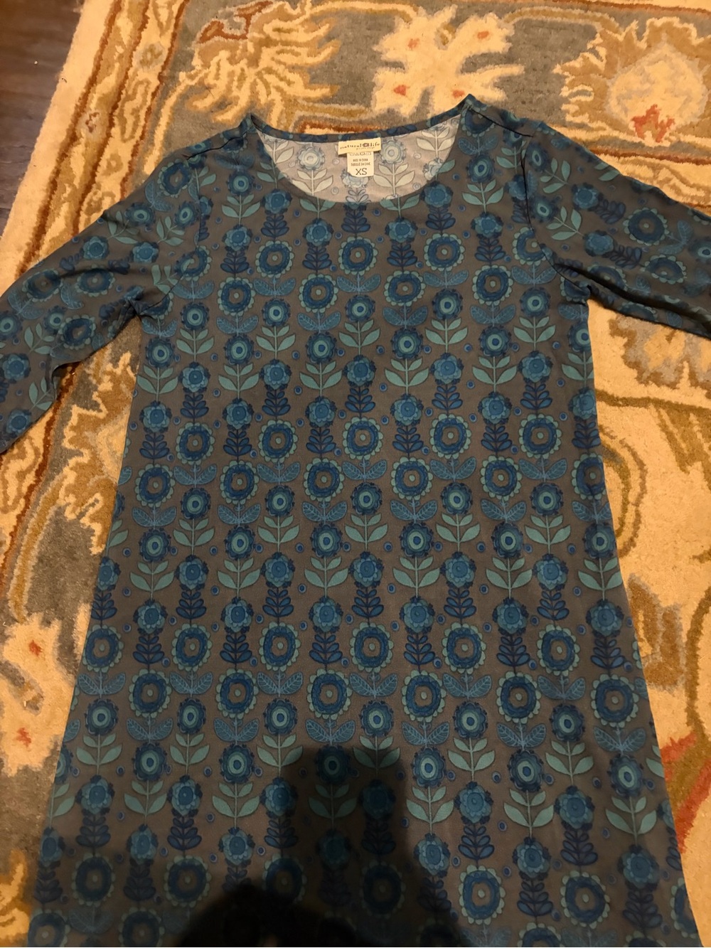 Natural life floral dress, Blue Dress